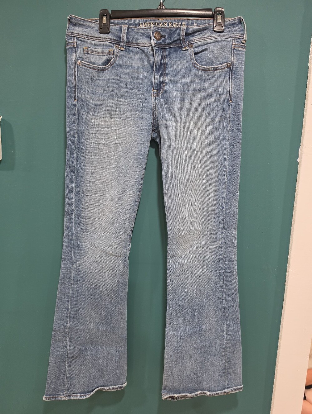 American Eagle Kick Boot Jeans Size 10 Regular Medium Wash Bootcut